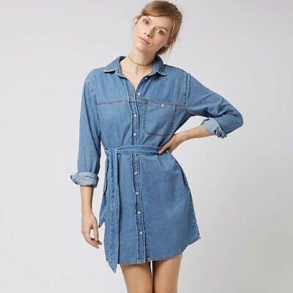 Motel Rocks Dresses & Skirts - MOTEL ROCKS Denim Shirt Dress 4